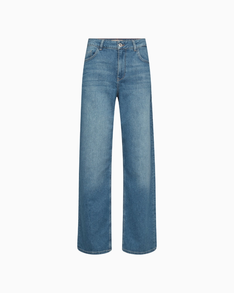 Mos Mosh Dara Zack Jeans blue denim front view