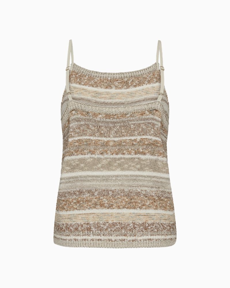 Mos Mosh MMKya Edele knit top ecru back view
