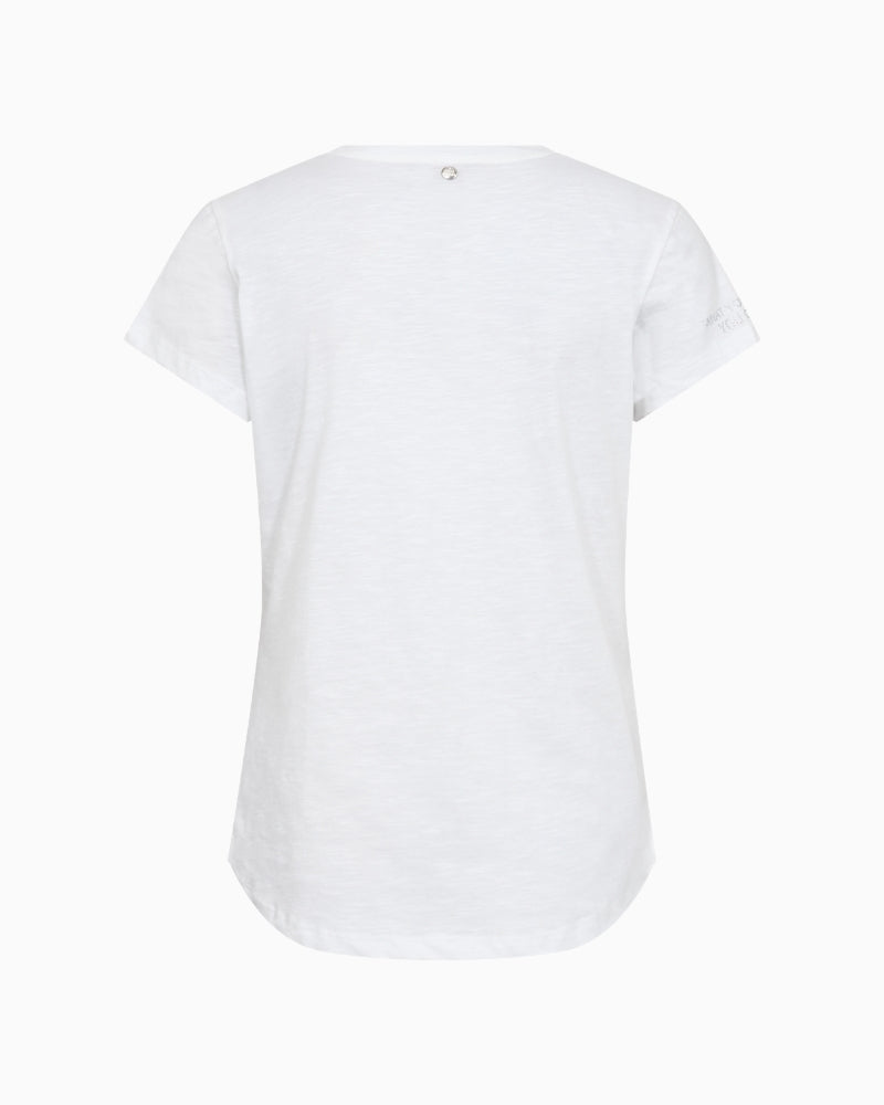 Mos Mosh MMSafina O-SS Tee white back view