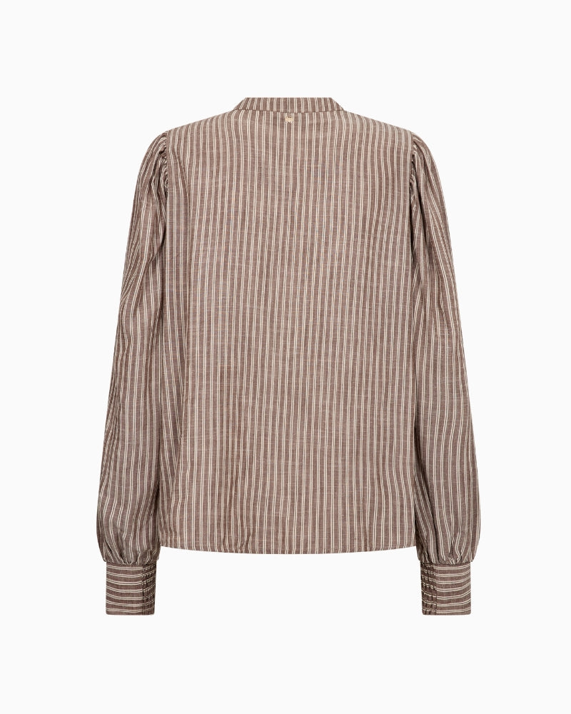 Mos Mosh Mysa Quozi Shirt in Brown back view