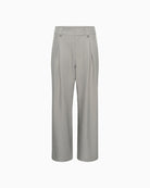Front view of Disa high-waisted wide-leg trousers in Moon Mist