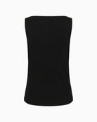 Back view of reversible jersey top with soft draped detail