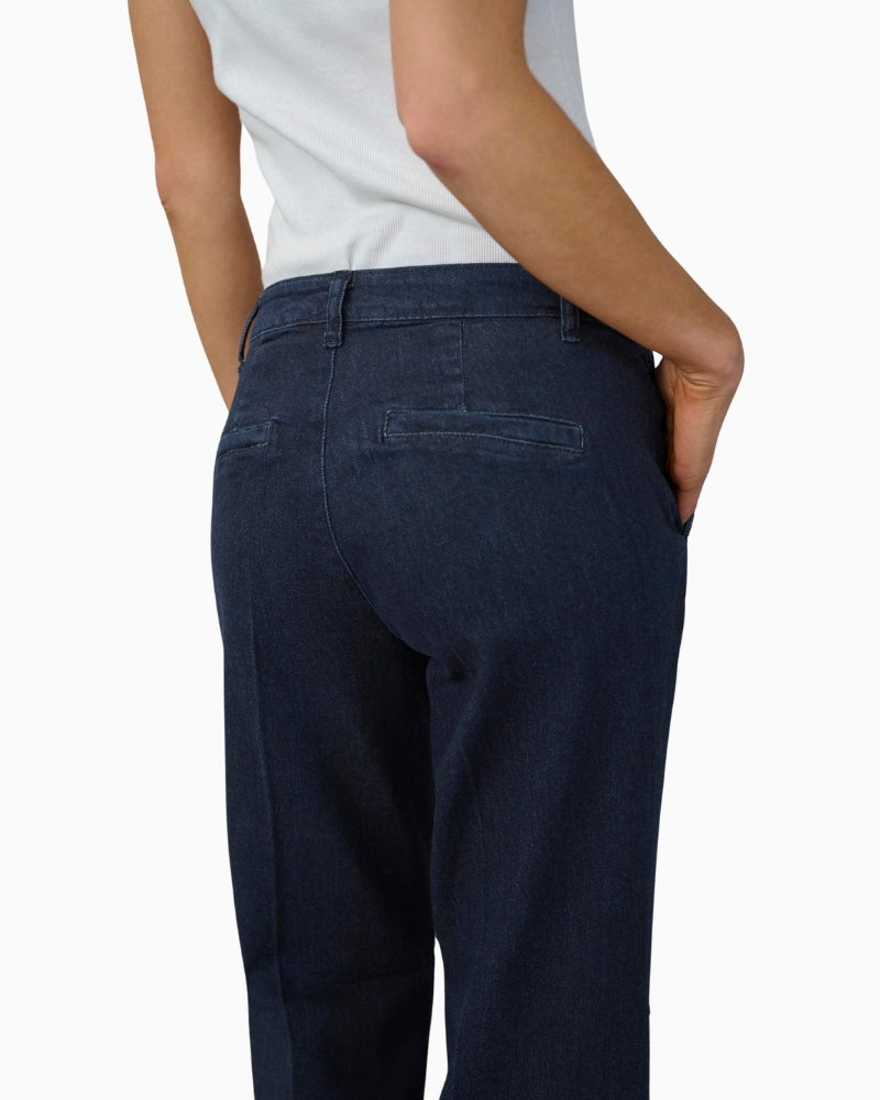 My Essential Wardrobe Lara 115 full length wide leg hem detail – Áines Boutique