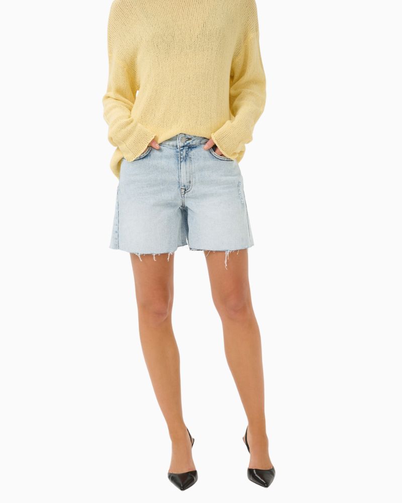 My Essential Wardrobe LucyMW high waist shorts in soft cotton blend