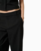 Close-up of fabric texture with recycled polyester blend