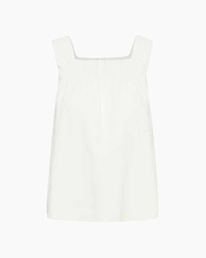 My Essential Wardrobe Dias Florence Top in White front view