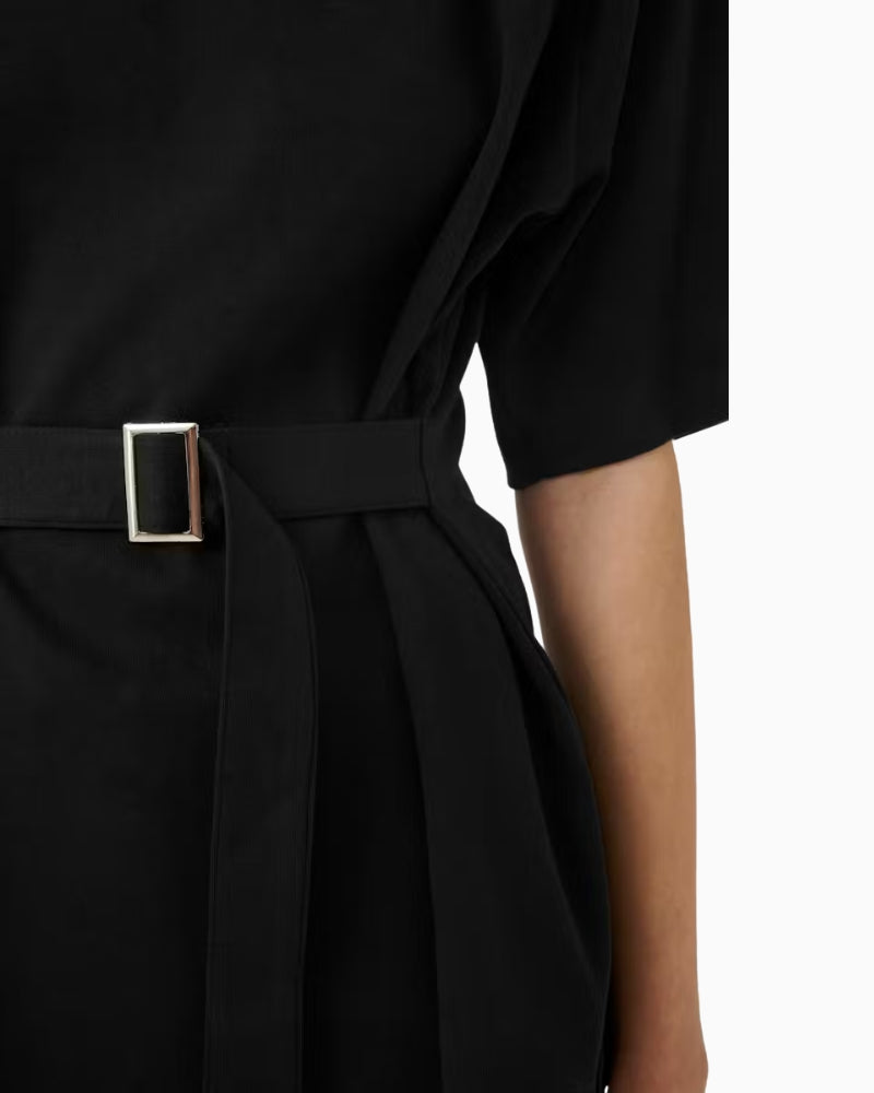 My Essential Wardrobe MWApir T-Shirt black belt detail