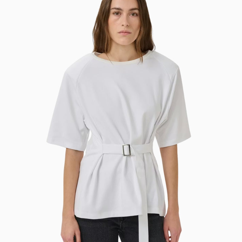 My Essential Wardrobe MWApir T-shirt white front view