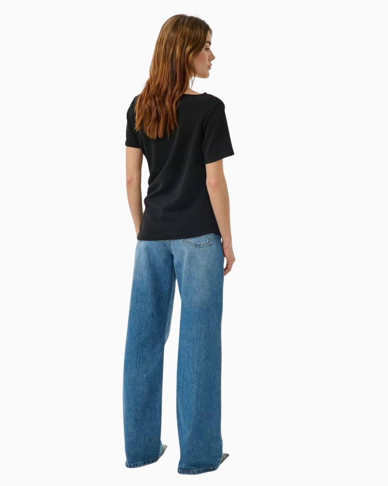 My Essential Wardrobe MWHelle Blouse black back view