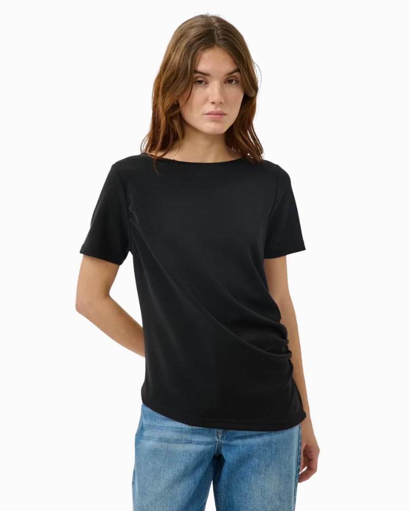 My Essential Wardrobe MWHelle Blouse black front view