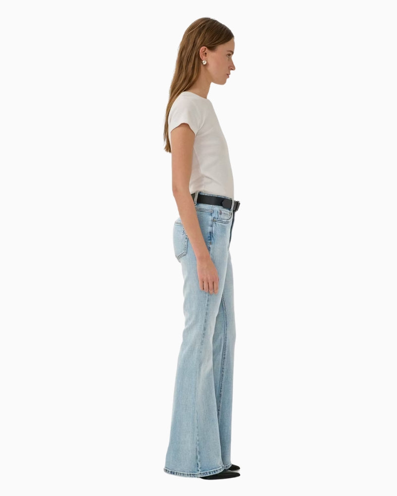 My Essential Wardrobe MWKazia Bootcut Jeans light denim side view