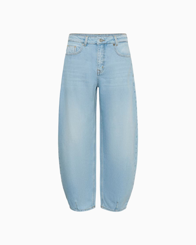 My Essential Wardrobe MWLucy Barrel Jeans light denim barrel leg shape