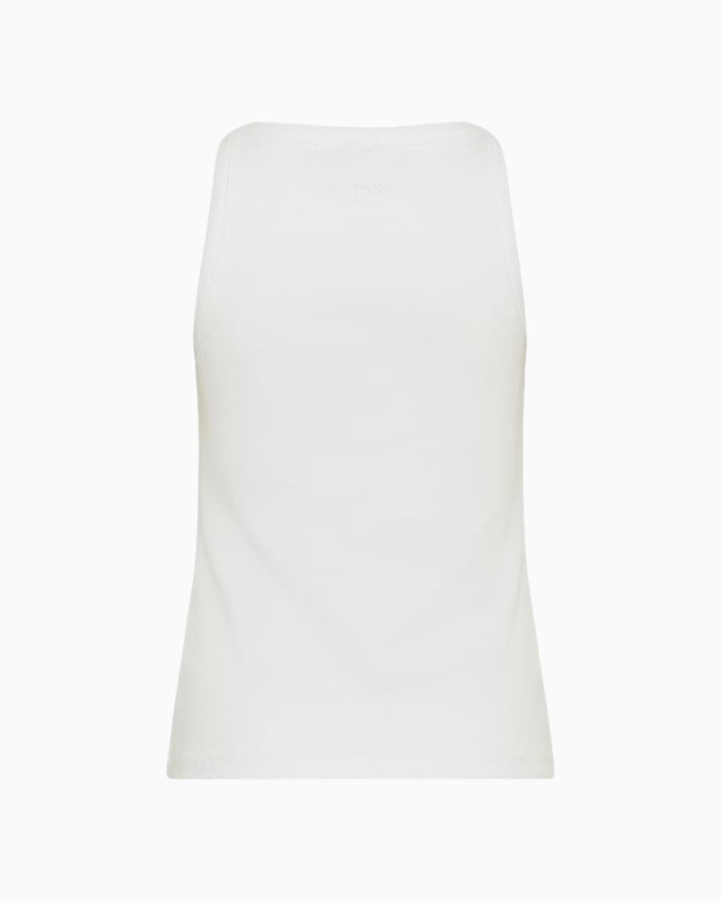 My Essential Wardrobe MWMandy Top white back view fitted silhouette