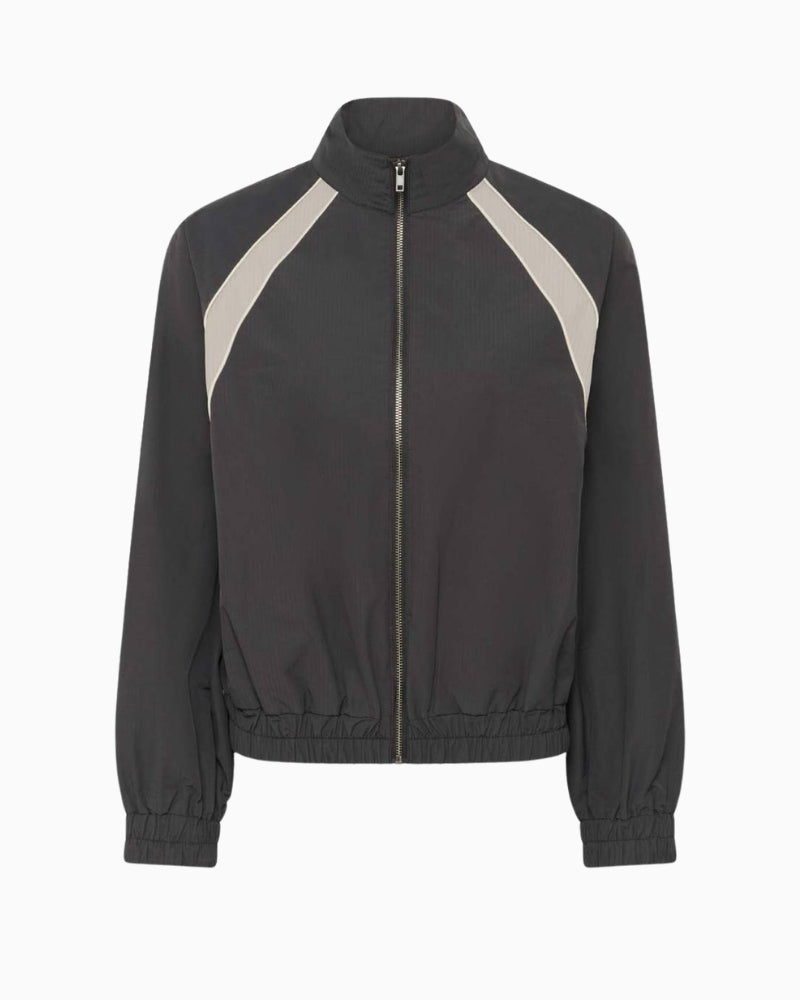 My Essential Wardrobe Tasma Track Jacket dark grey