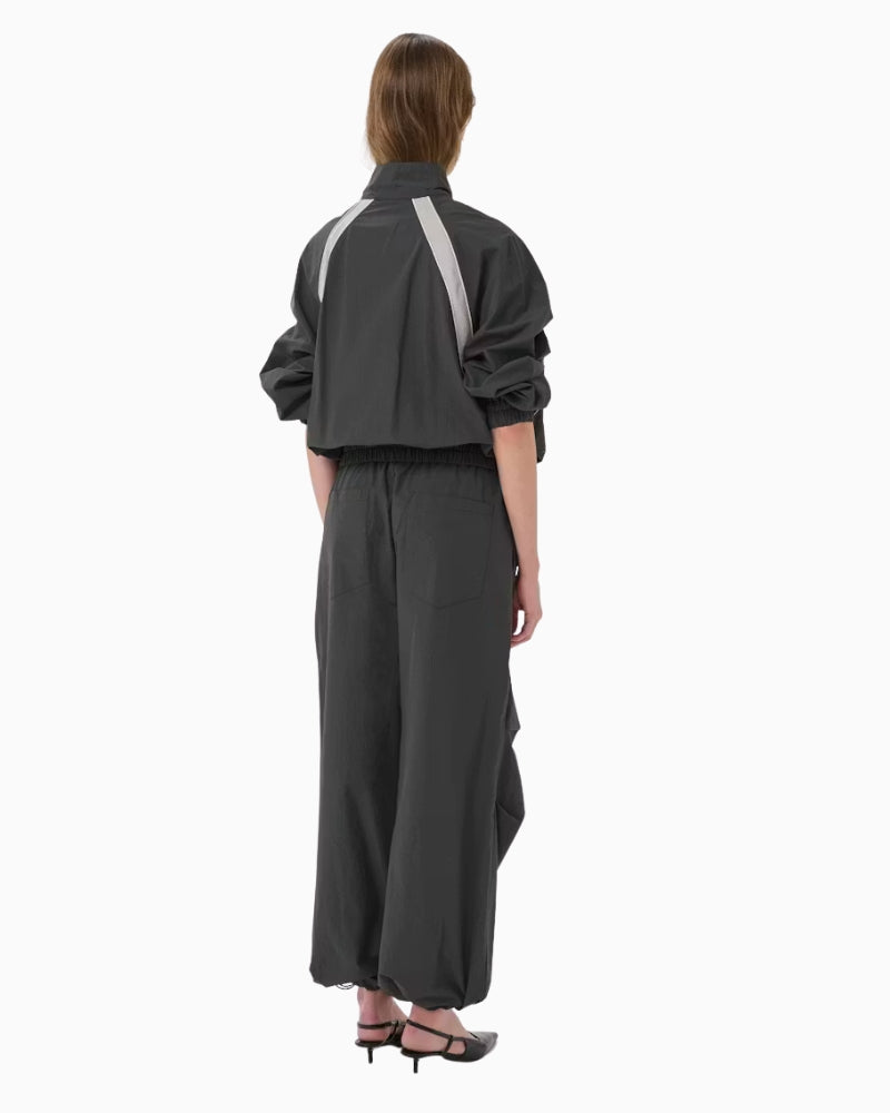 My Essential Wardrobe Tasma Track Pant dark grey back view