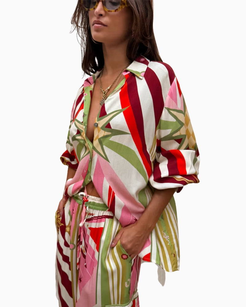 Never Fully Dressed Cirque Miley shirt oversized fit side view