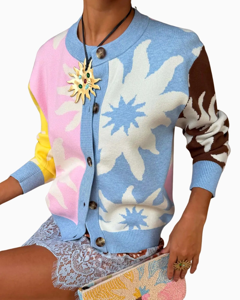 Never Fully Dressed Soleil Hollie cardigan multicolour front view