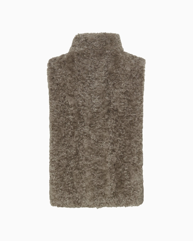 Back view of Olsen sleeveless indoor vest