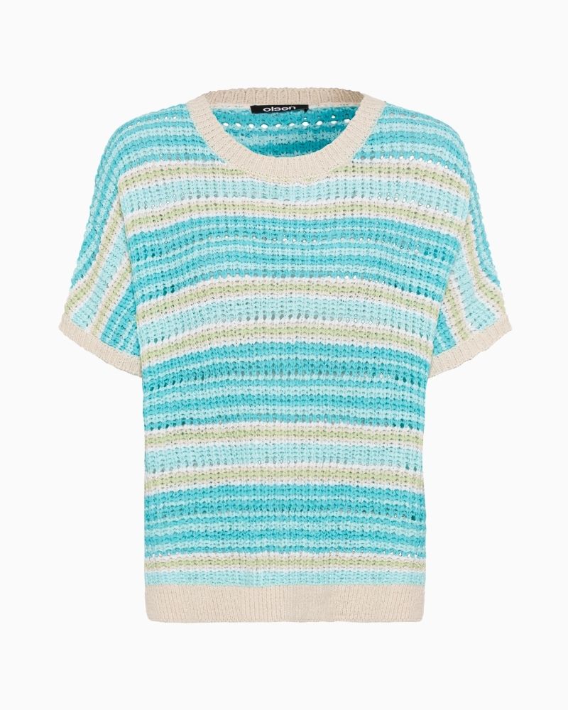 Olsen - Stripe Knit Pullover