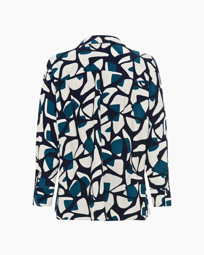 Flat lay Back view highlighting relaxed fit and lightweight fabric