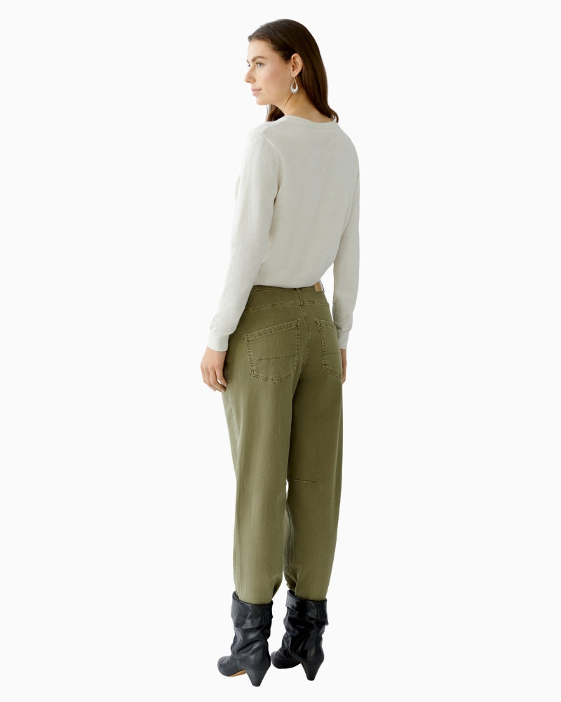 Back view with reinforced hem and soft shaping