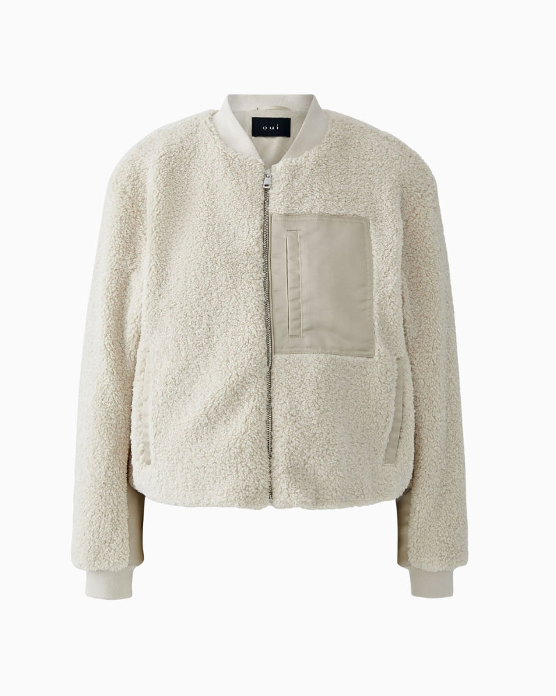 Detail of chest pocket with nylon patch