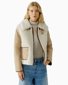 Front view of Oui Reversible Outdoor Jacket