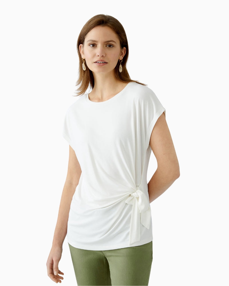 Oui T-Shirt in Cloud Dancer front view