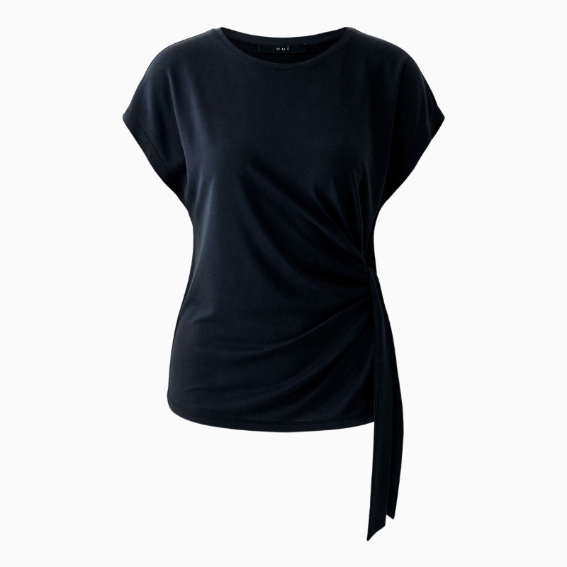 Oui T-Shirt in black front view