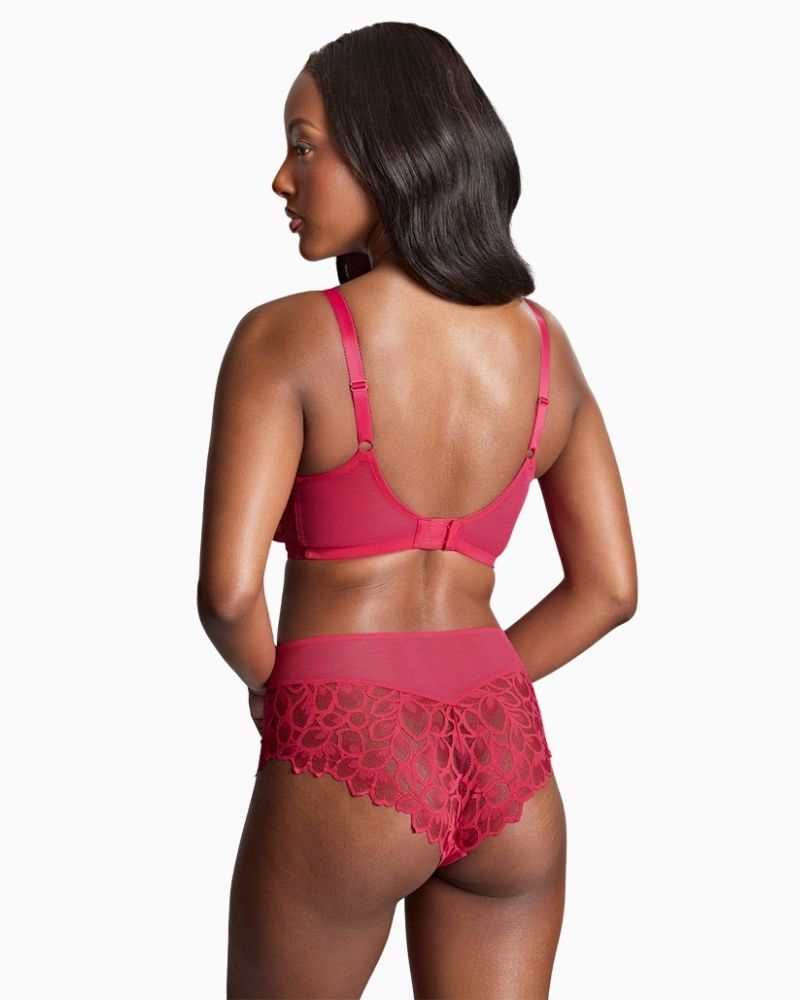 Back view of Panache Allure Full Cup Bra with supportive power mesh wings