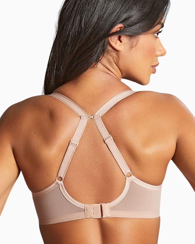 Panache Cari Spacer Bra in champagne back view
