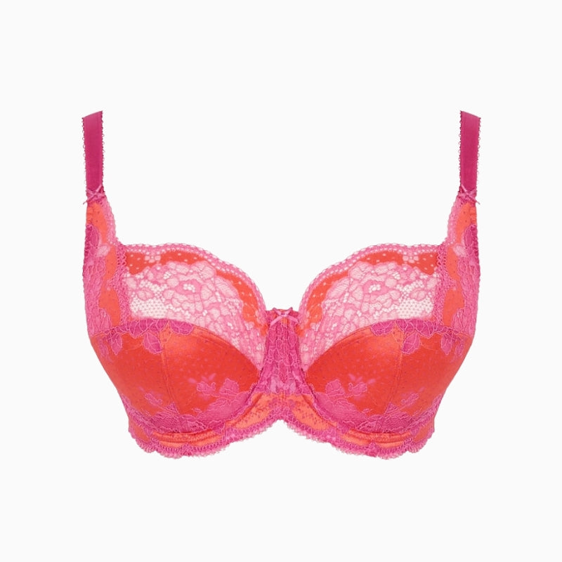 Panache Clara full cup bra Pink Papaya front view – Áines Boutique