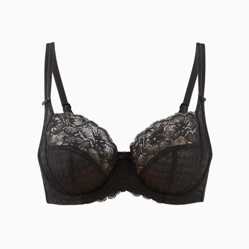 Panache Envy Full Cup Bra in Black lace detail