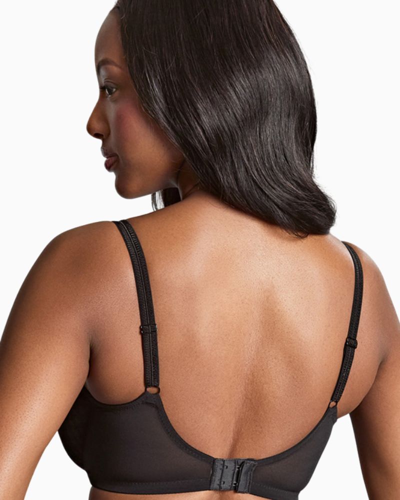 Panache Envy Plunge Bra in black back view