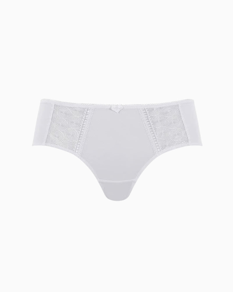 Panache Pan Cari Briefs in white fabric details