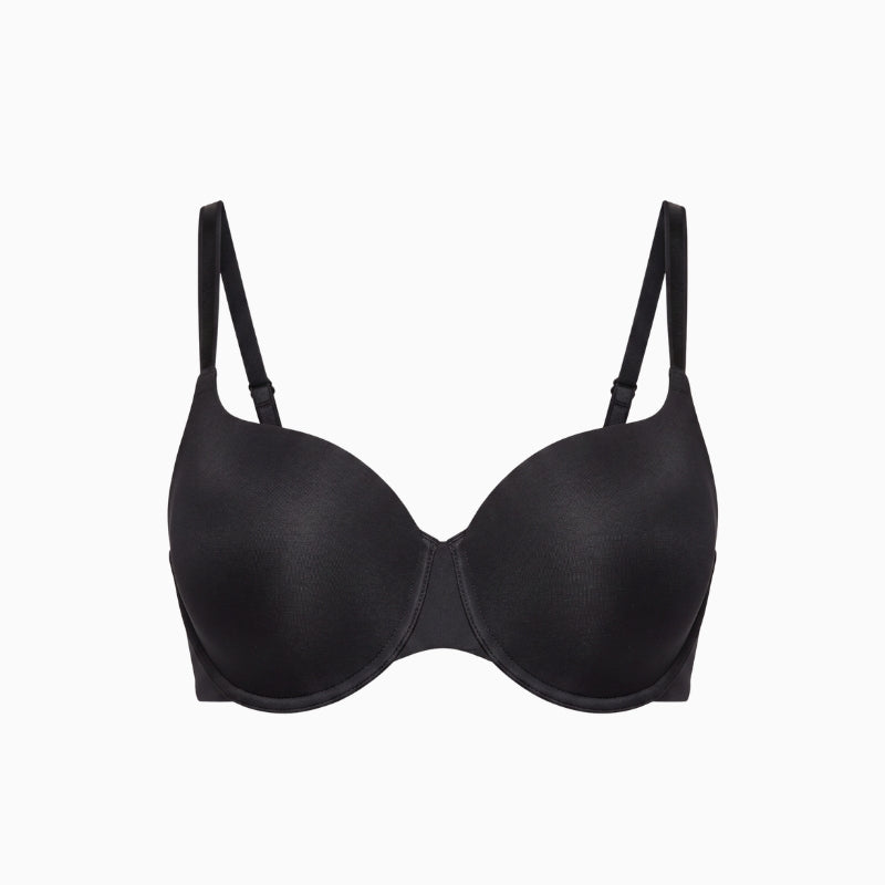 Panache Porcelain Elan Moulded T Shirt Bra in Black cup detail