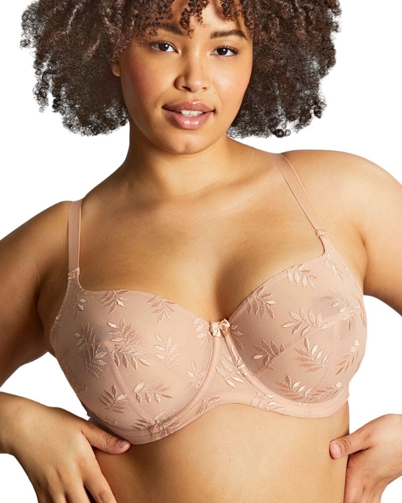 Panache Tango Balconnet Bra in Honey cup detail
