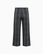 Back view of Ilisan trousers showing cropped length and comfort waistband