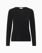 Front view of Nemaja tee showing round neckline and fitted shape