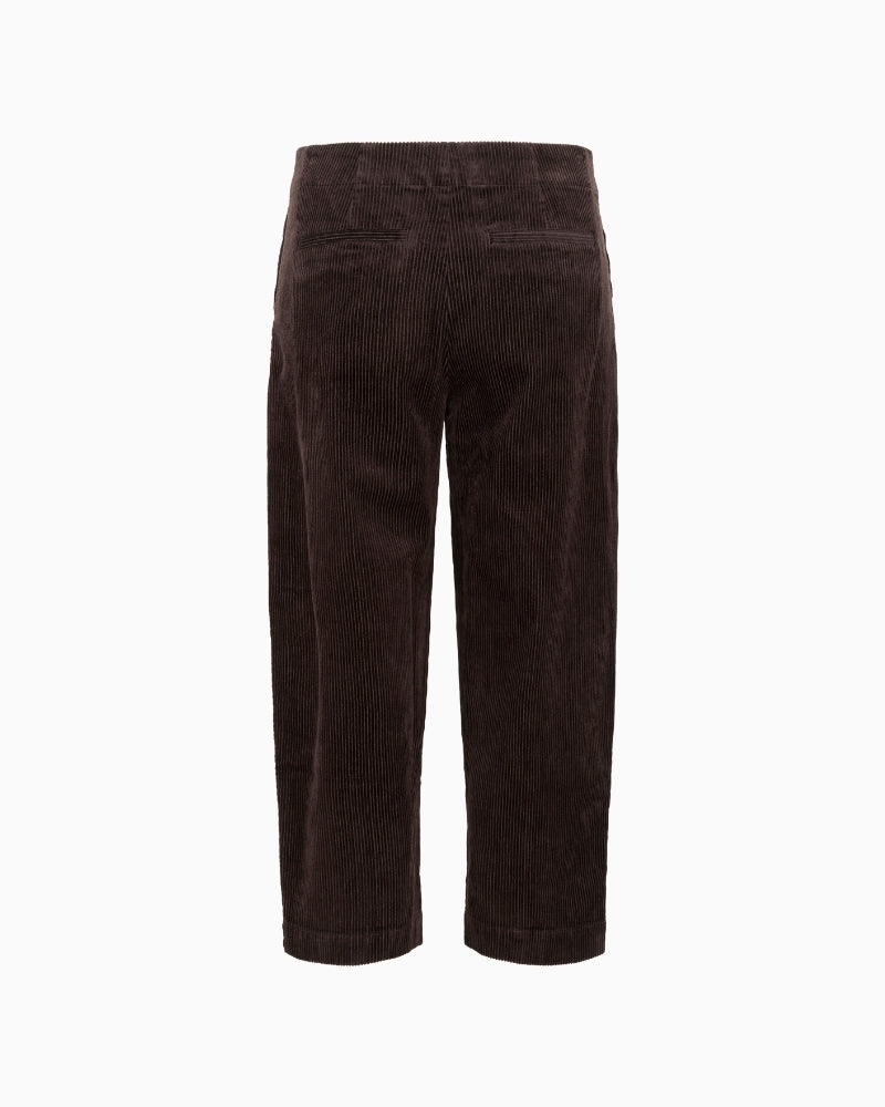 Back view of Part Two Netta trousers showing faux welt pockets