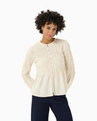 Part Two Siffe cream viscose blend blouse