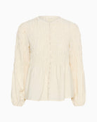 Part Two Siffe cream viscose blend blouse