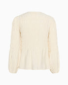 Back view of cream blouse by Part Two