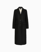 Front view of Part Two Sirina regular fit wool blend coat