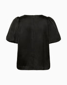 Back view of Part Two Uria top with clean seam finish