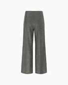 Back view of Part Two shimmer trousers with clean finish