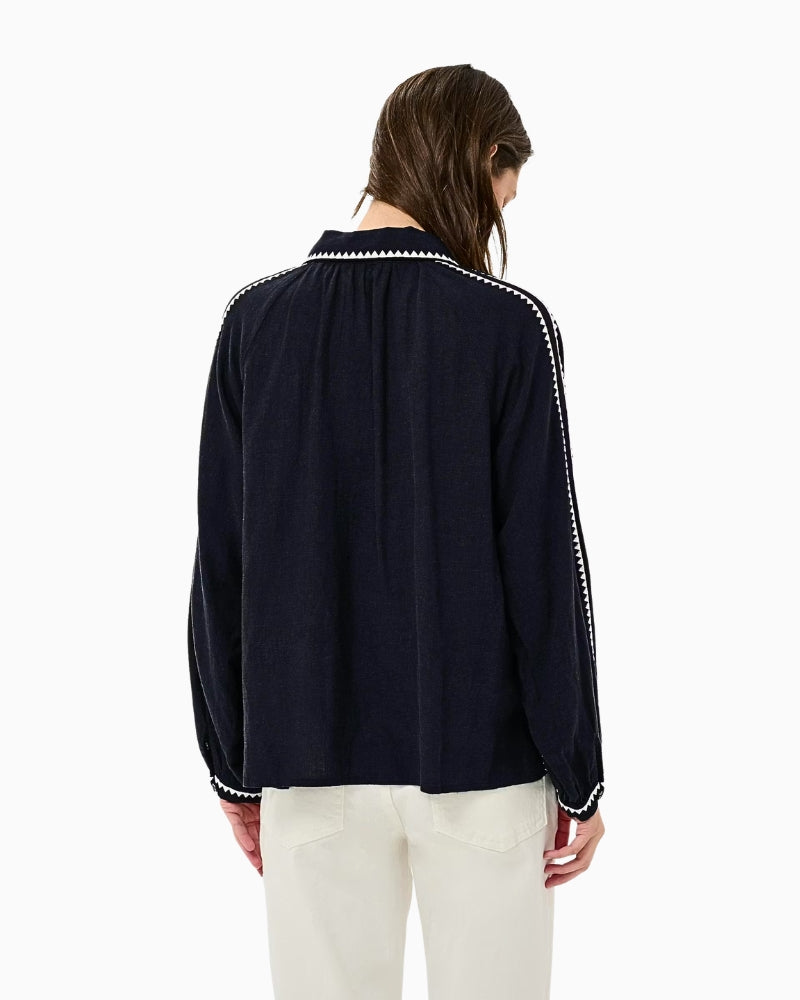 Part Two AimyPW Blouse After Midnight Blue back view