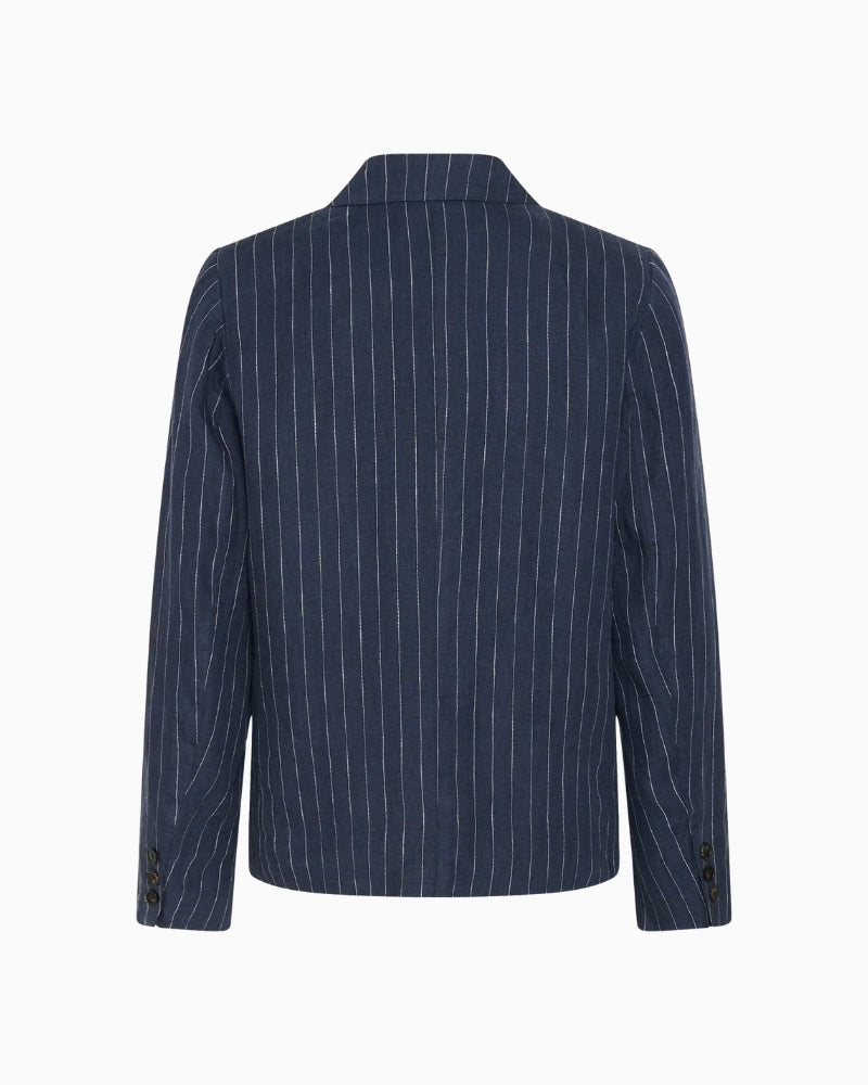 Part Two AlitaPW blazer navy back view