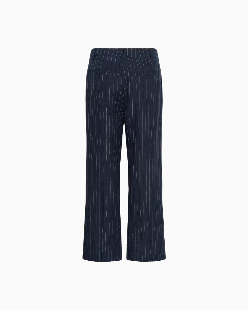 Part Two AliyaPW trousers navy flat lay back view