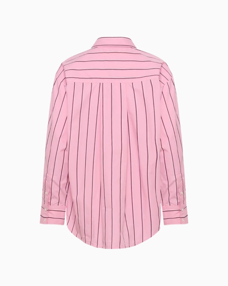 Part Two AnabellaPW Shirt Pink Stripe back view